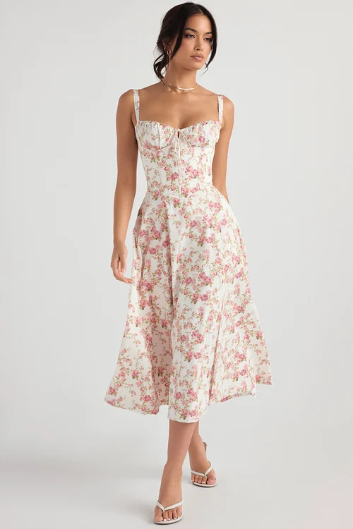 Gabi - Elegantes Damen Bustier-Sonnenkleid