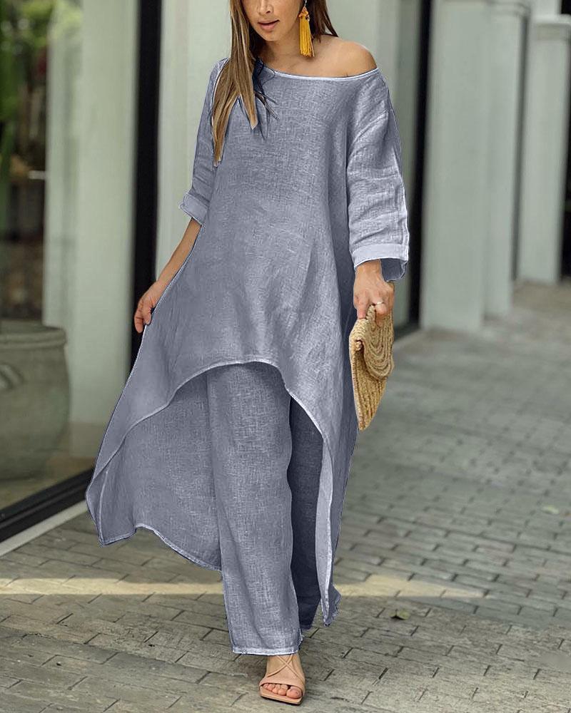 Amelie - Freizeitset für Damen (Hose + Oberteil)