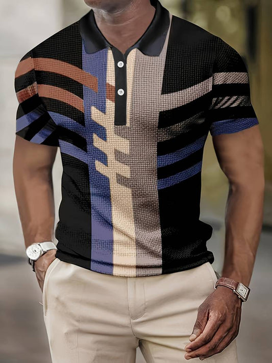 Lässiges Herren Polo im Vintage Stil