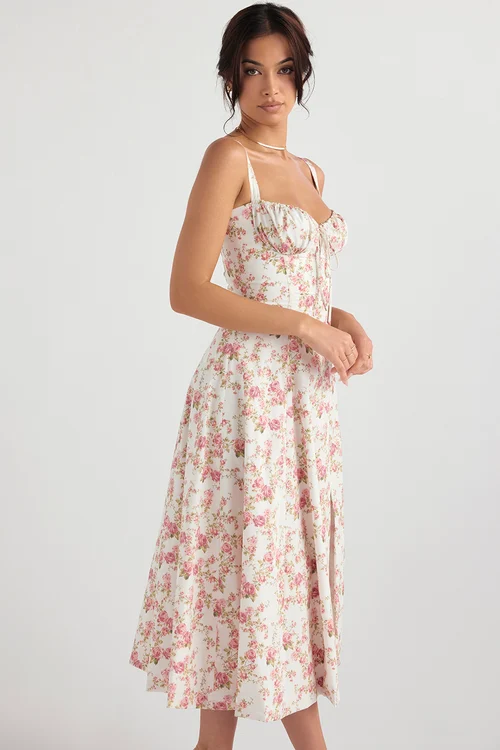 Gabi - Elegantes Damen Bustier-Sonnenkleid