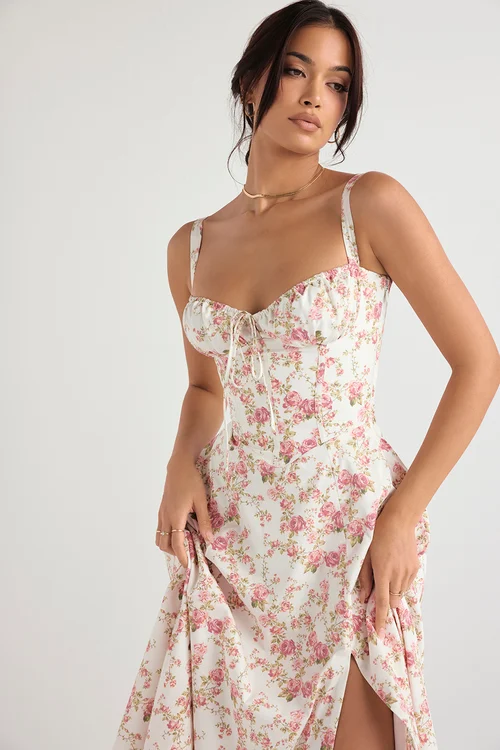Gabi - Elegantes Damen Bustier-Sonnenkleid