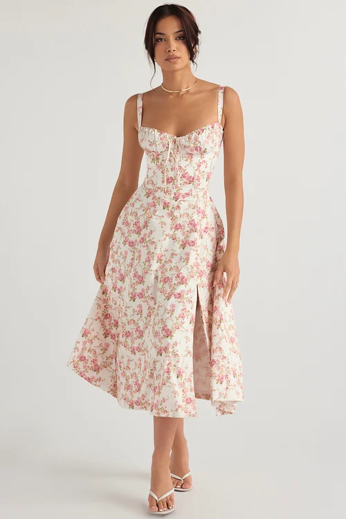Gabi - Elegantes Damen Bustier-Sonnenkleid