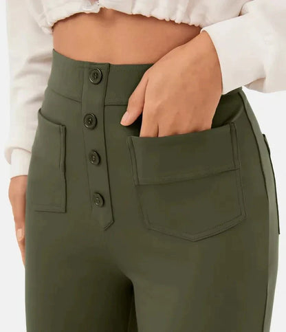 Olivia - High-Waisted Freizeithose