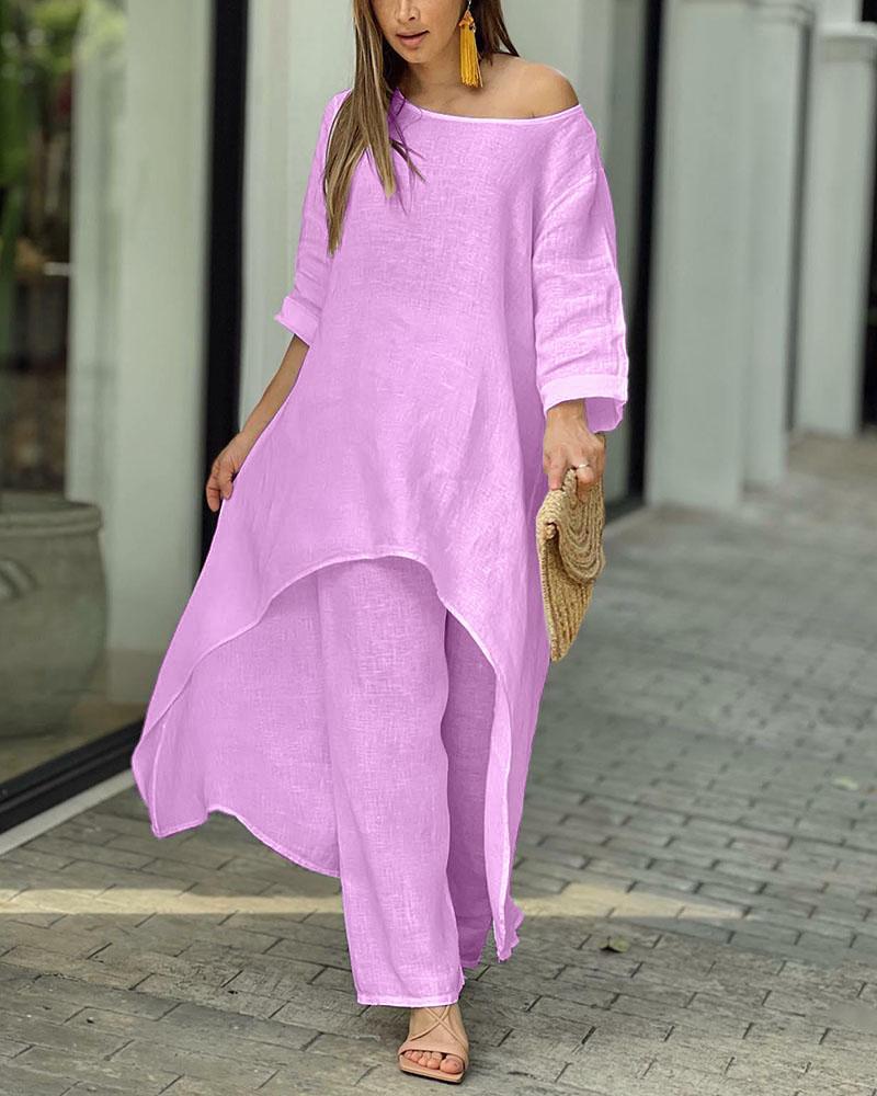 Amelie - Freizeitset für Damen (Hose + Oberteil)